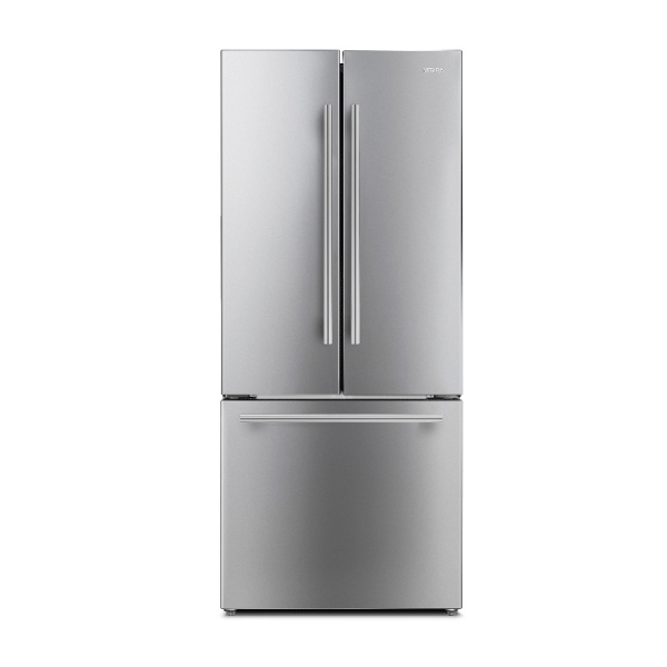 Vitara French Door Refrigerator 18 Cubic Feet Stainless Steel Estar VFFR1800ESE