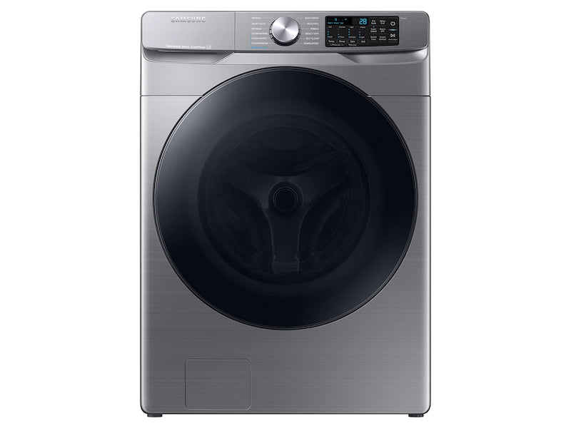 4.5 cu. ft. Large Capacity Smart Front Load Washer with Super Speed Wash in Platinum