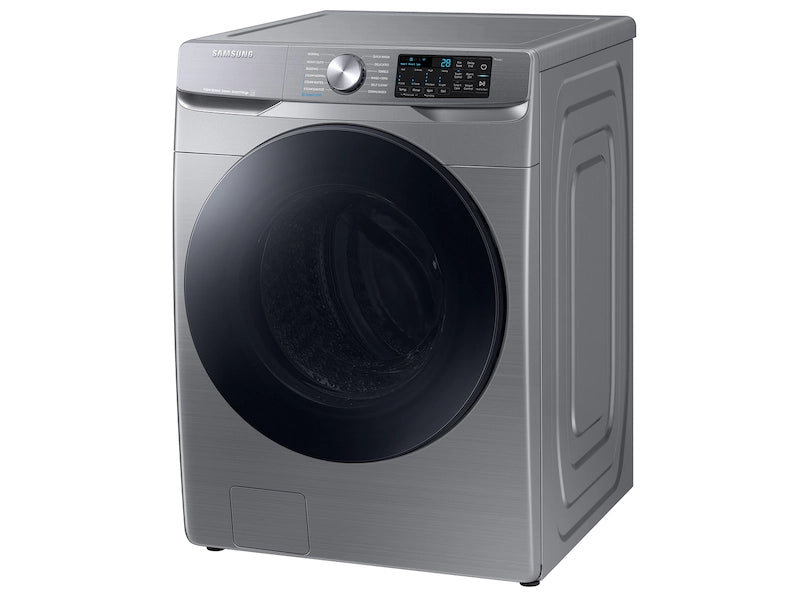 4.5 cu. ft. Large Capacity Smart Front Load Washer with Super Speed Wash in Platinum