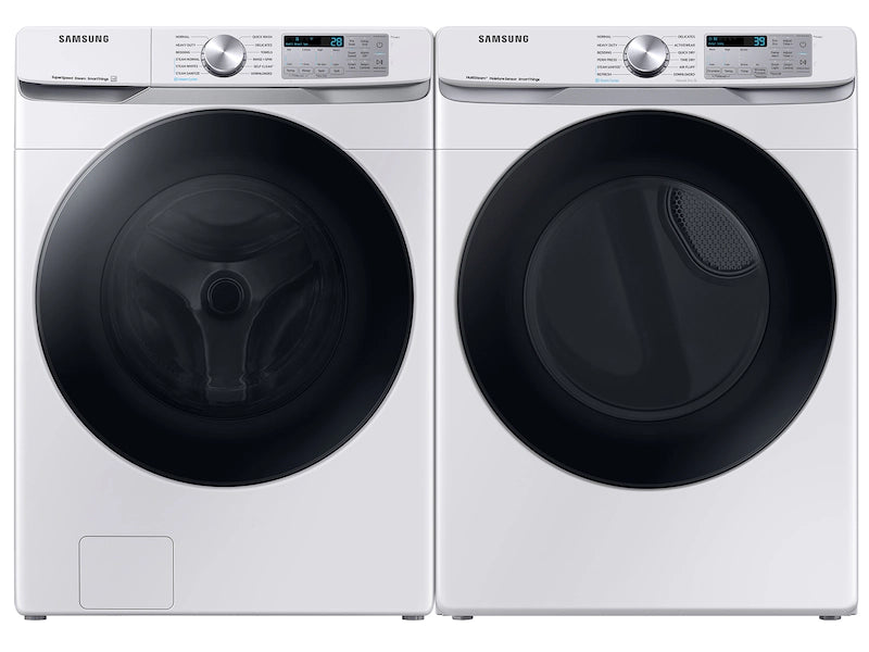 Samsung 4.5 cu. ft. Large Capacity Smart Front Load Washer with Super Speed Wash - White