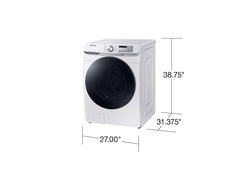 Samsung 4.5 cu. ft. Large Capacity Smart Front Load Washer with Super Speed Wash - White