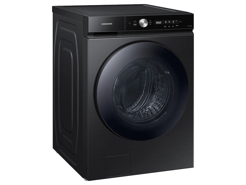 Samsung Bespoke 5.3 cu. ft. Ultra Capacity Front Load Washer with Super Speed Wash and AI Smart Dial in Brushed Black