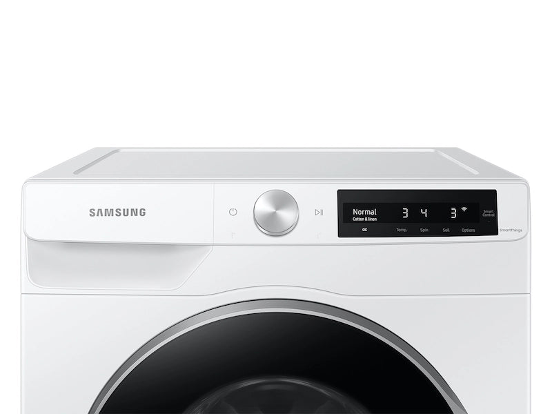 Samsung 2.5 cu. ft. Compact Front Load Washer with AI Smart Dial and Super Speed Wash in White