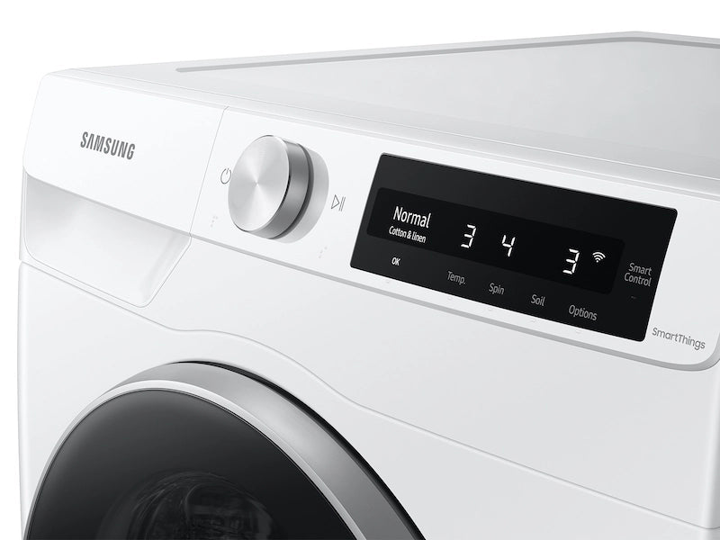 Samsung 2.5 cu. ft. Compact Front Load Washer with AI Smart Dial and Super Speed Wash in White