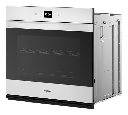 Whirlpool 5.0 Cu. Ft. Single Wall Oven with Air Fry When Connected - White