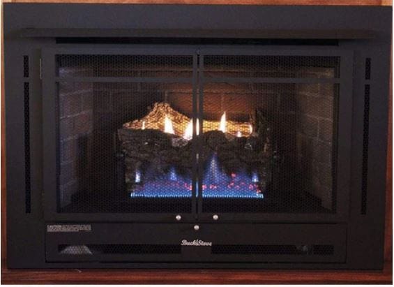 Buck Stove 34" Model 34ZC Manhattan Vent-Free Gas Stove with Variable Speed Blower