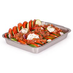 Broil King Stainless Steel Roasting and Drip Pan for the Rib Rack 63106
