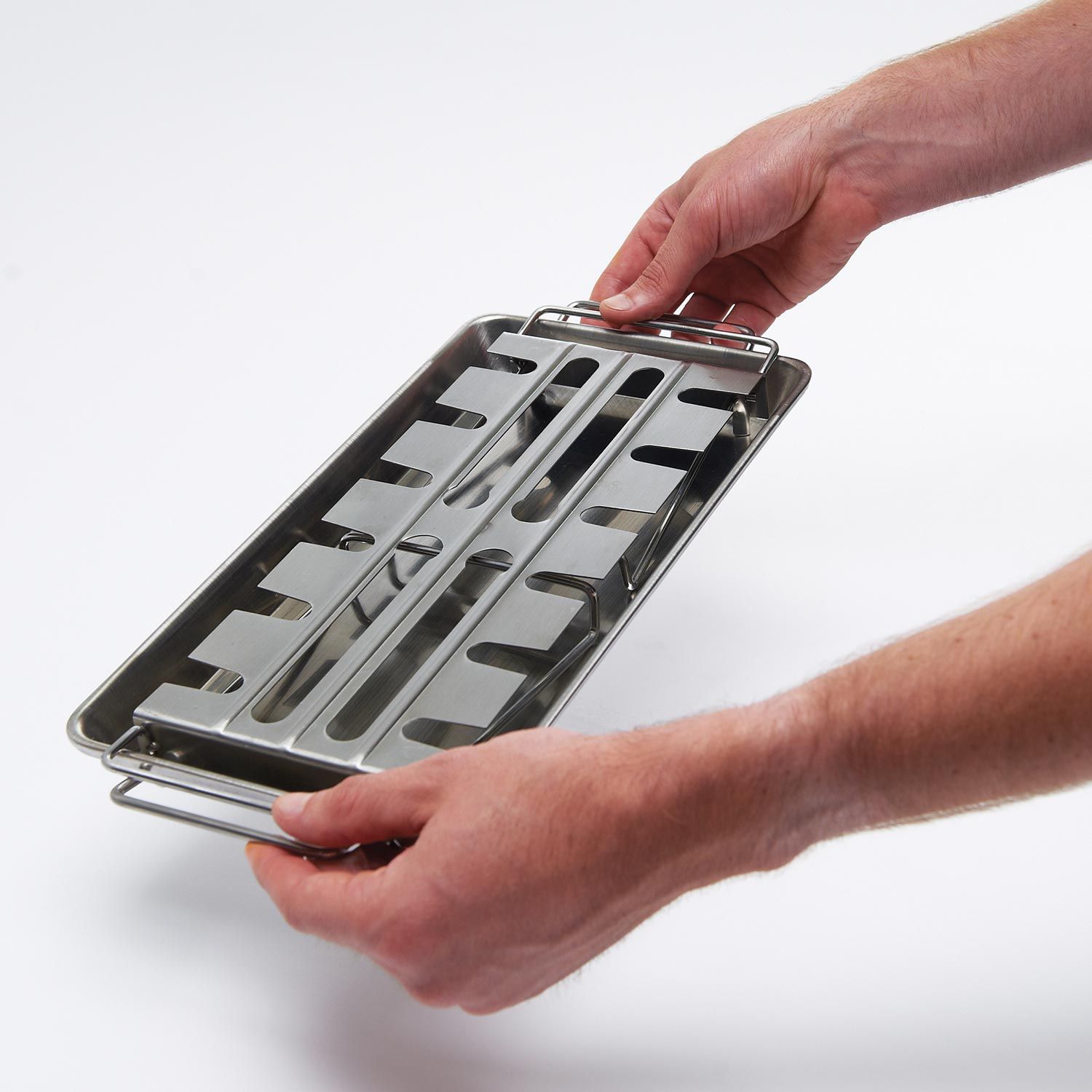 Broil King Stainless Steel Wing Rack and Pan 64152