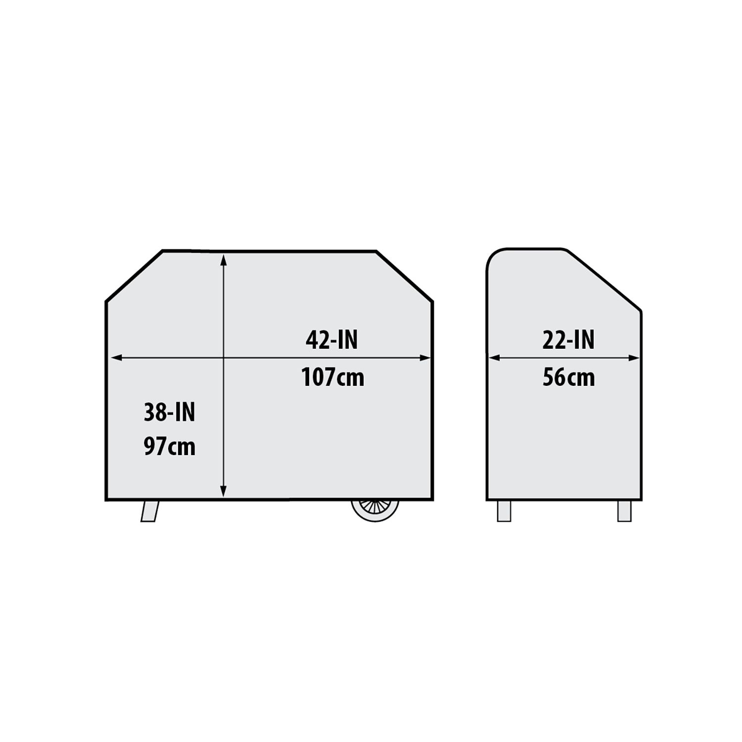 Broil King Polyester Cover for Baron Pellet 400 Grill 67064