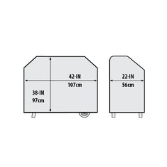 Broil King Polyester Cover for Baron Pellet 400 Grill 67064