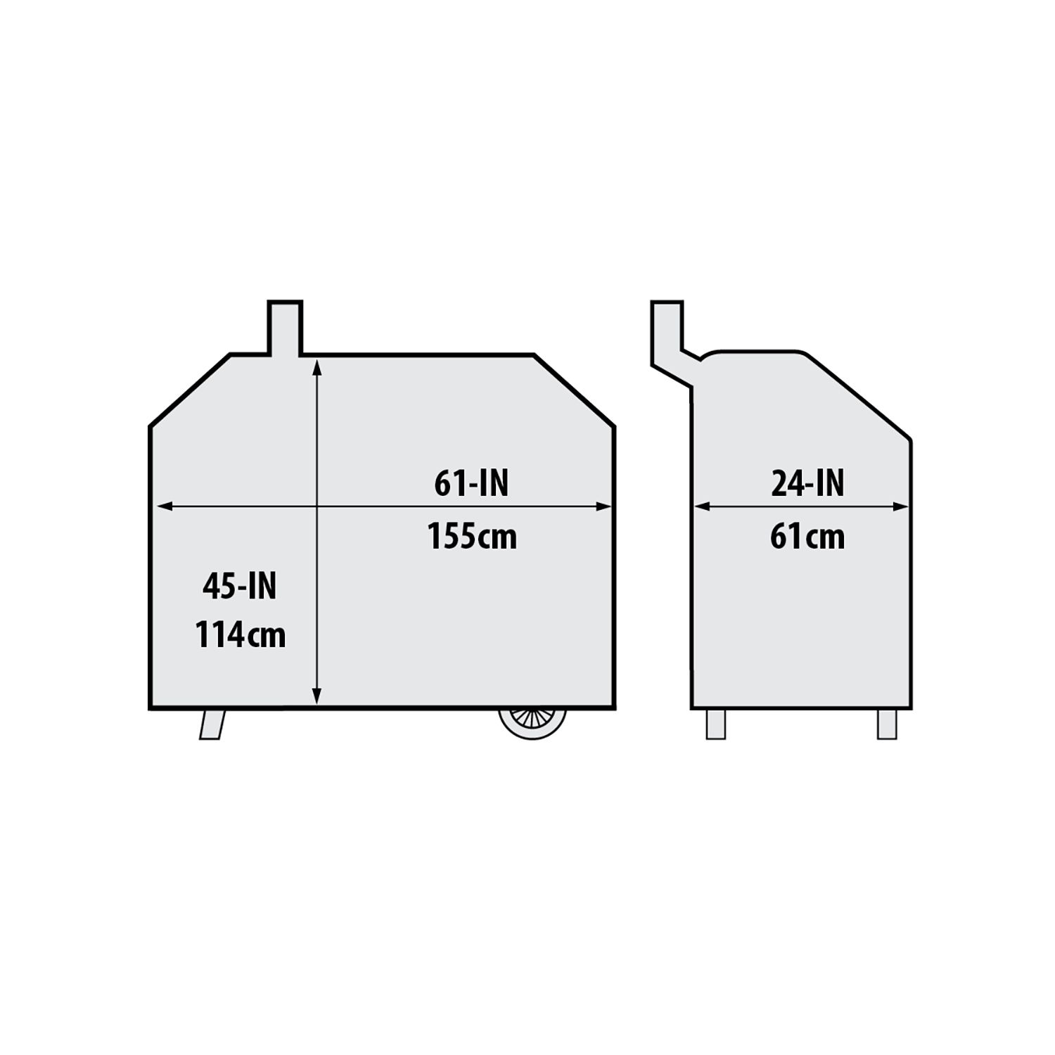Broil King Premium Polyester Cover for Smoke Pellet 400 Pro Grill 67065
