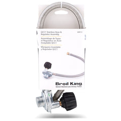 Broil King Braided Stainless QCC1 Hose and Regulator 68012