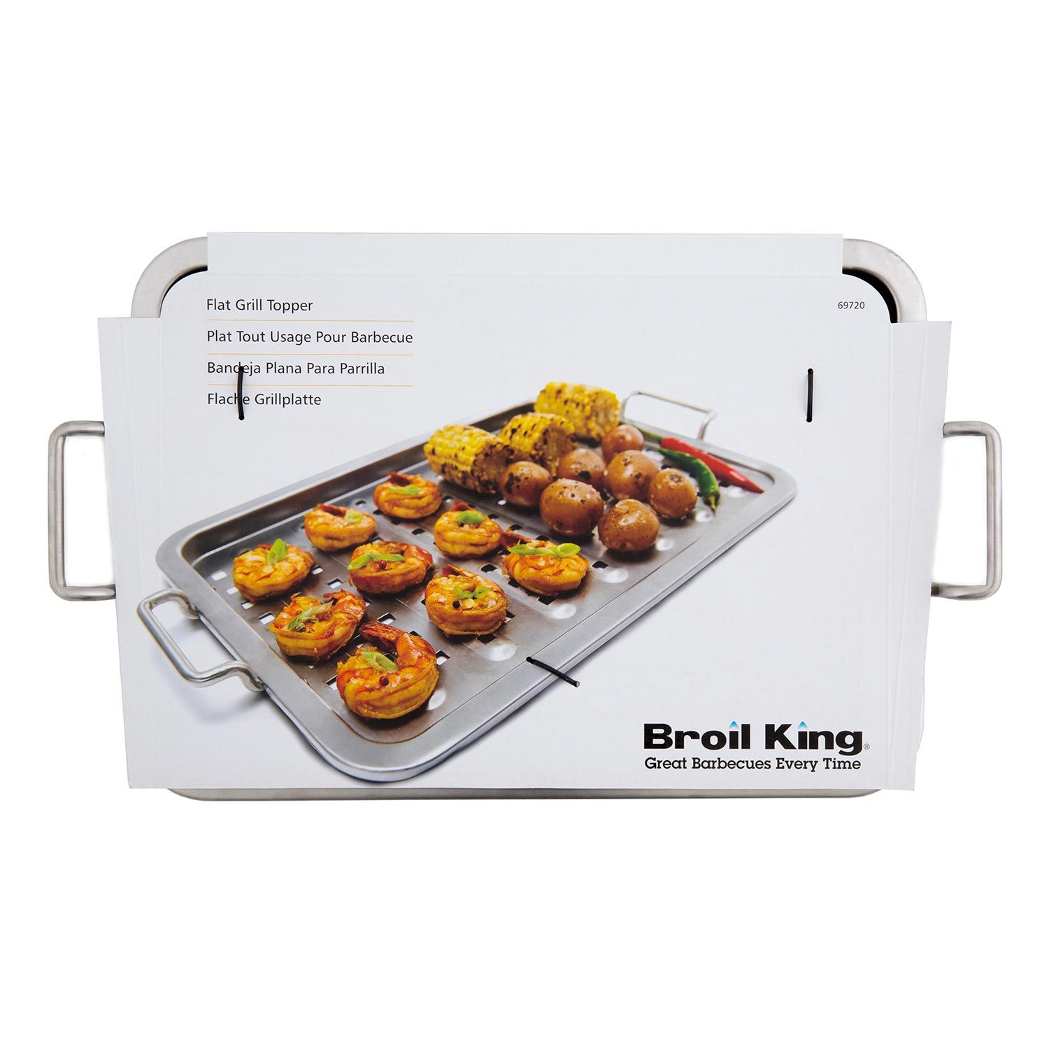 Broil King Flat Stainless Steel Grill Topper 69720