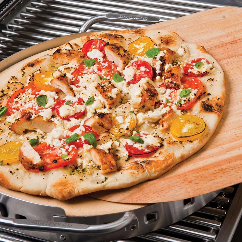 Broil King Stainless Steel Imperial Pizza Stone Grill Set 69816