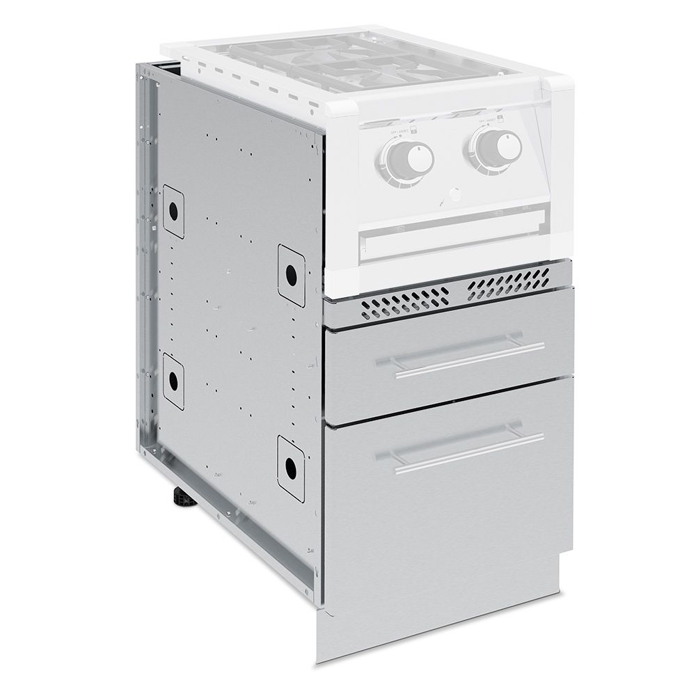 Broil King 802400 Stainless Steel Two-Drawer Cabinet