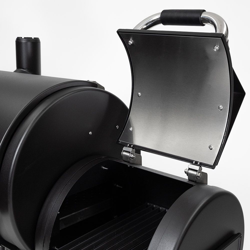 Broil King Regal Offset 400 Charcoal Smoker, 25.5-Inches 955050