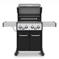 Broil King Baron 490 Pro 4-Burner Gas Grill with Rotisserie and Side Burner