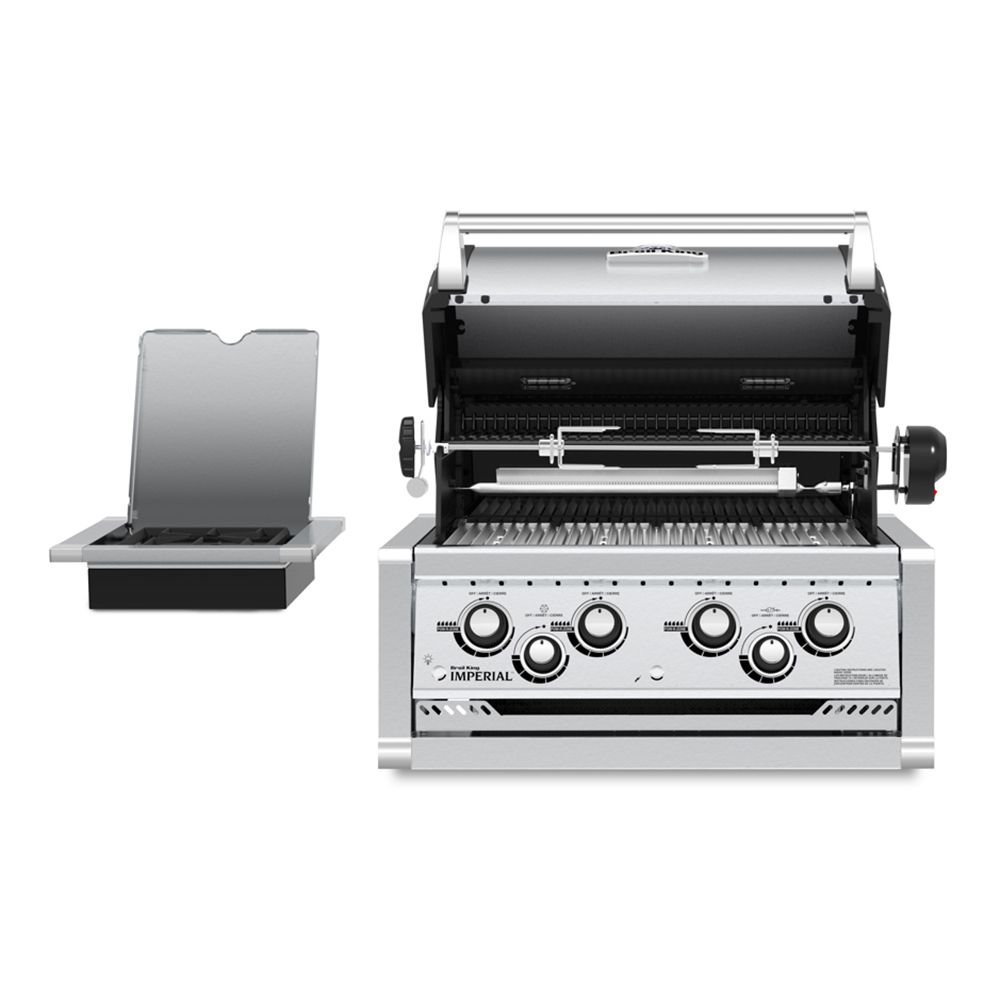 Broil King Imperial 490 4-Burner Built-In Grill with Side Burner