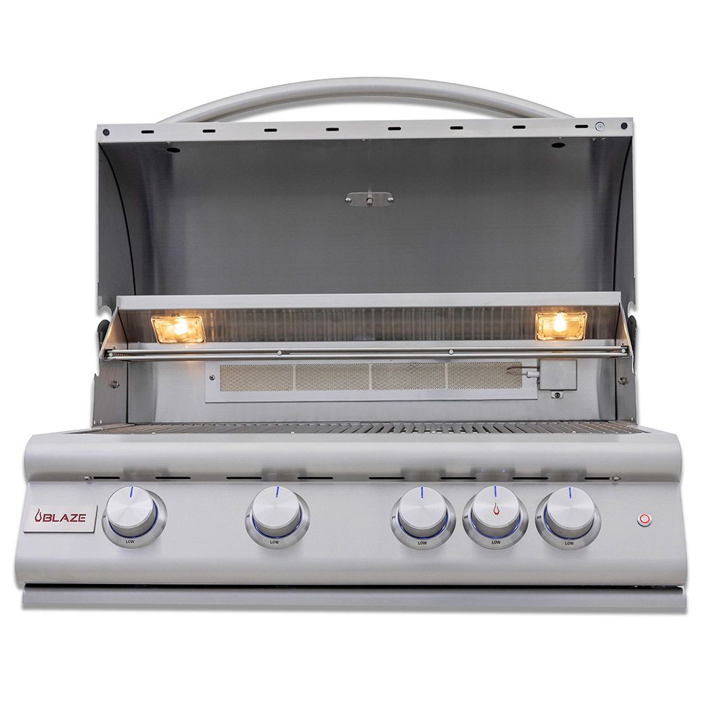 Blaze Premium LTE+ 32-Inch 4-Burner Gas Grill with Lights