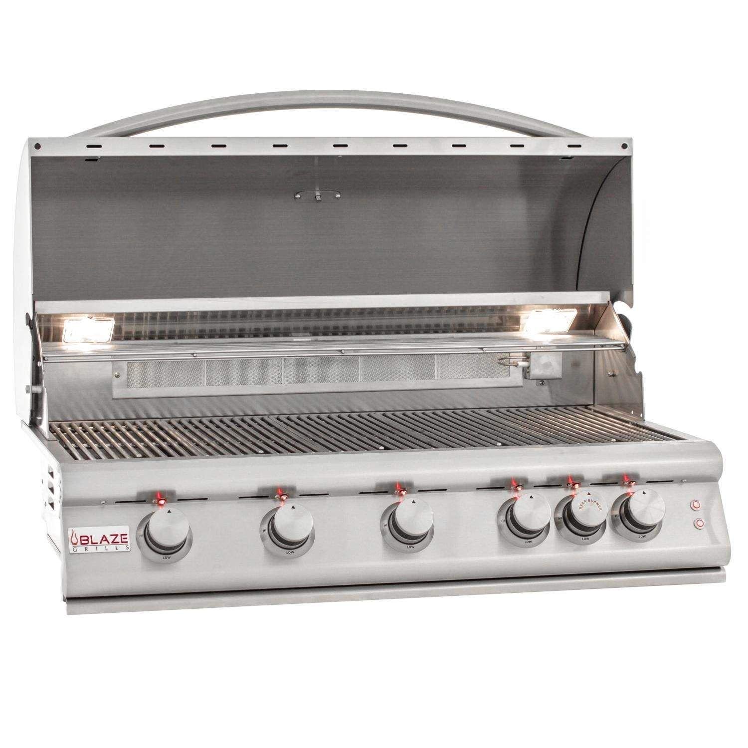 Blaze Built-In Gas Grill with Lights, 40-inch