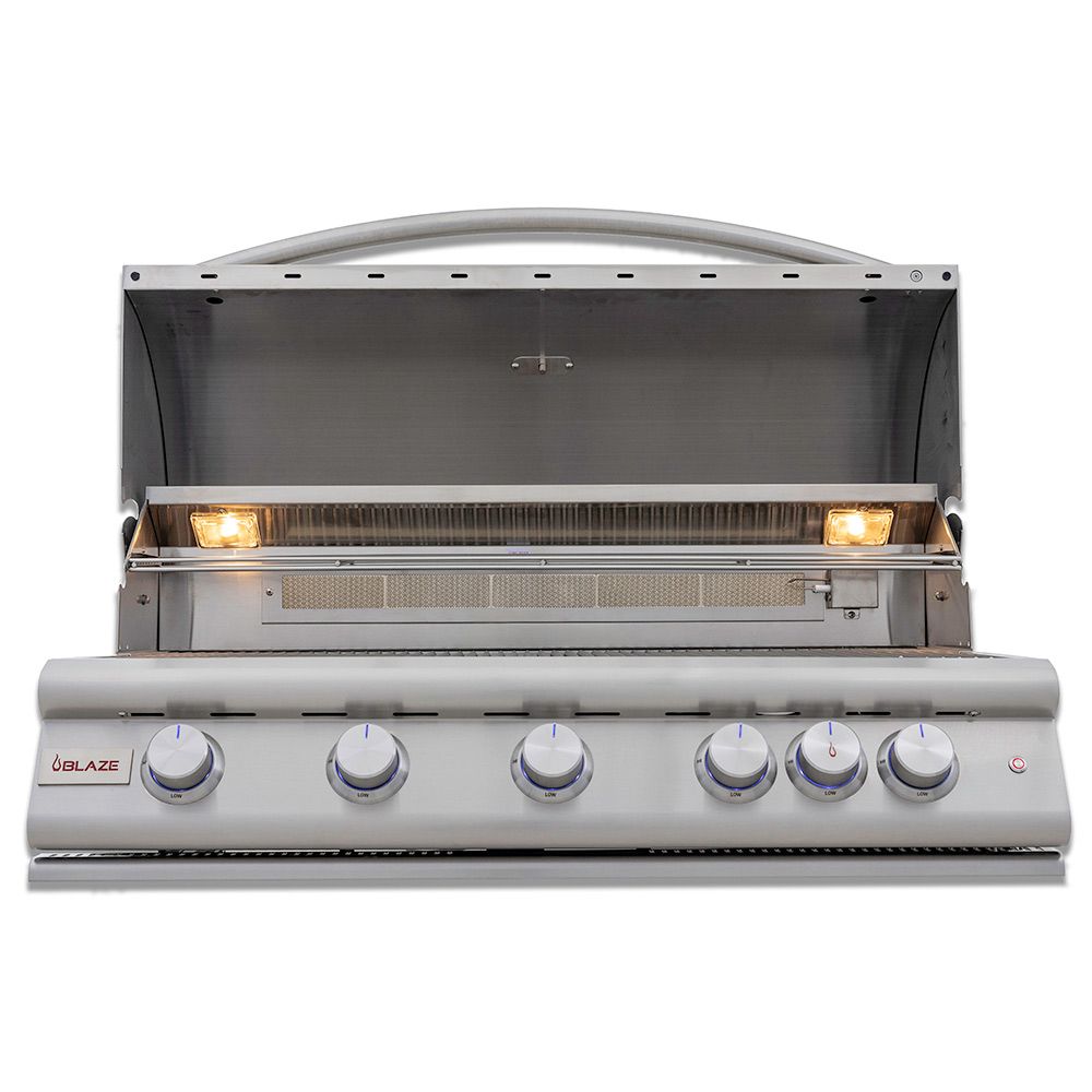 Blaze Premium LTE+ 40-Inch 5-Burner Gas Grill with Lights