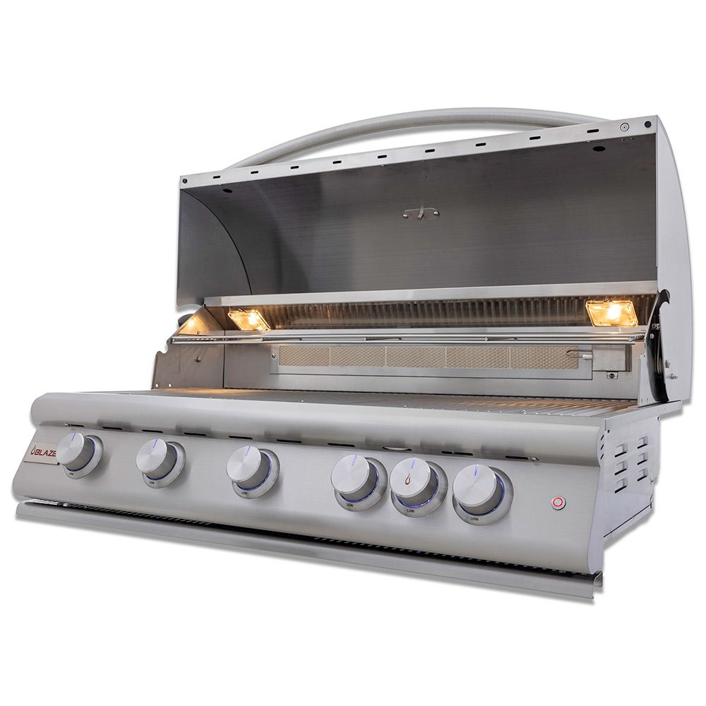 Blaze Premium LTE+ 40-Inch 5-Burner Gas Grill with Lights