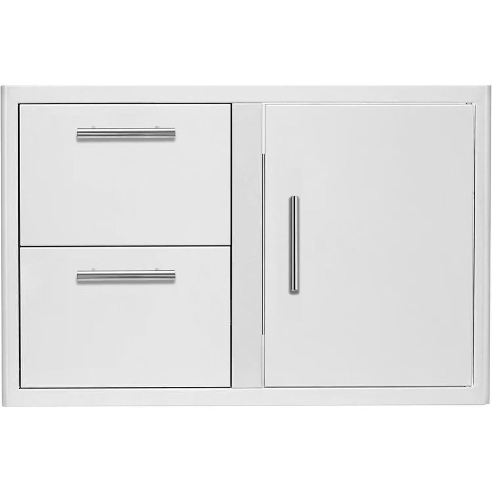 Blaze Access Door and Double Drawer Combo, 32-Inch BLZ-DDC-R-LTSC