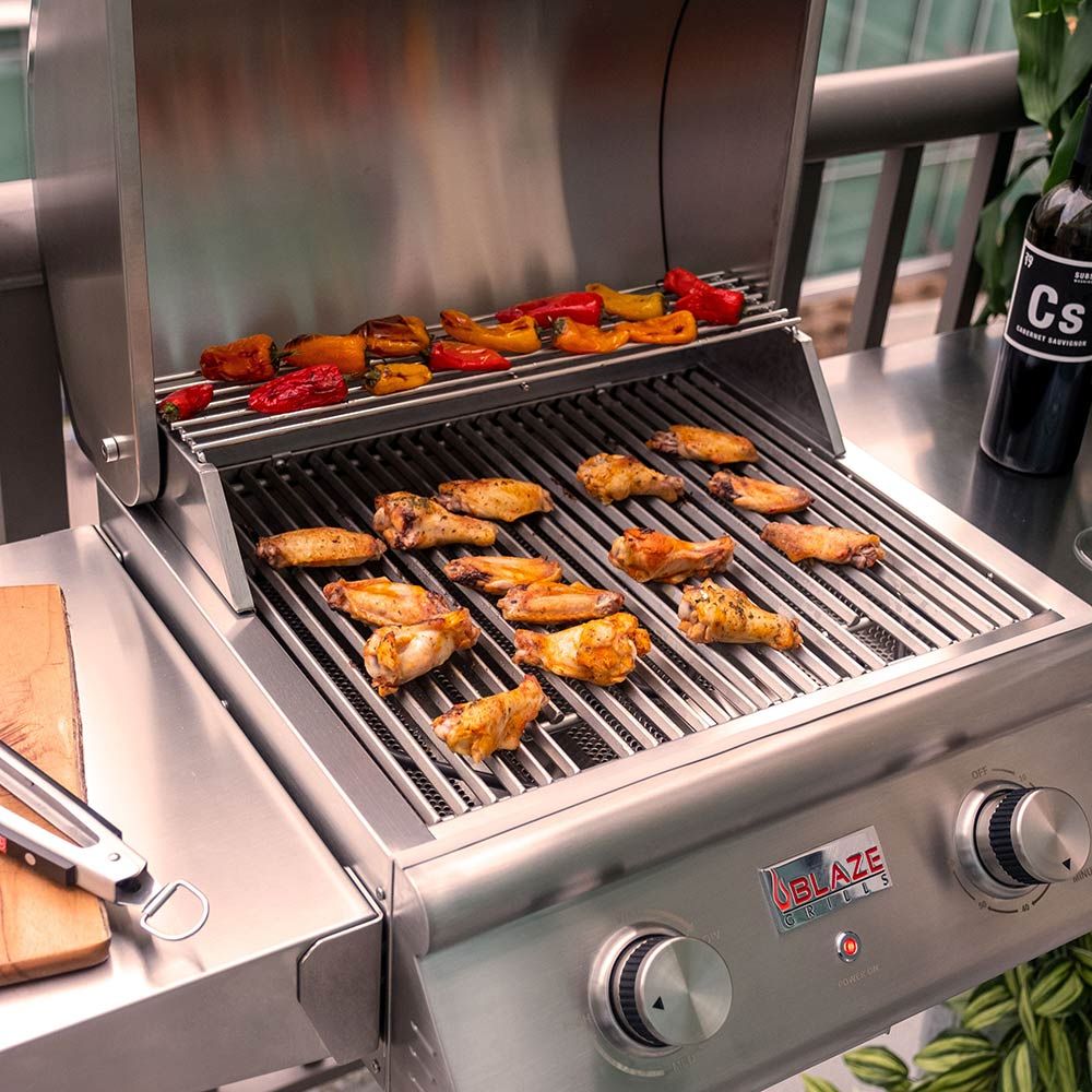 Blaze 25-inch Stainless Steel Built-In 3-Burner Gas Grill