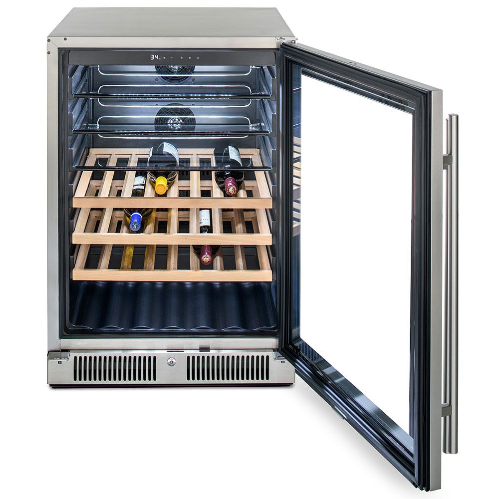 Blaze 24" Outdoor Glass Door Beverage Cooler 5.5 CF BLZ-GDBEV-5.5