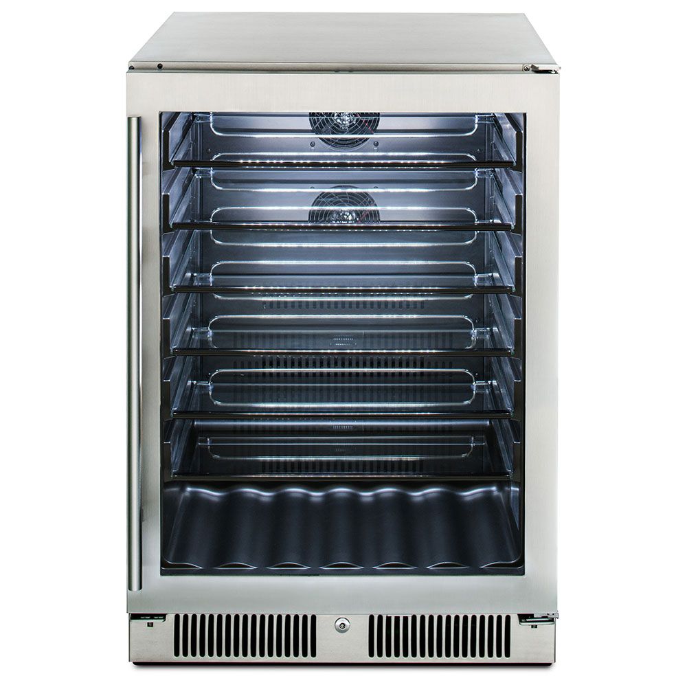 Blaze 24" Outdoor Glass Door Beverage Cooler 5.5 CF BLZ-GDBEV-5.5