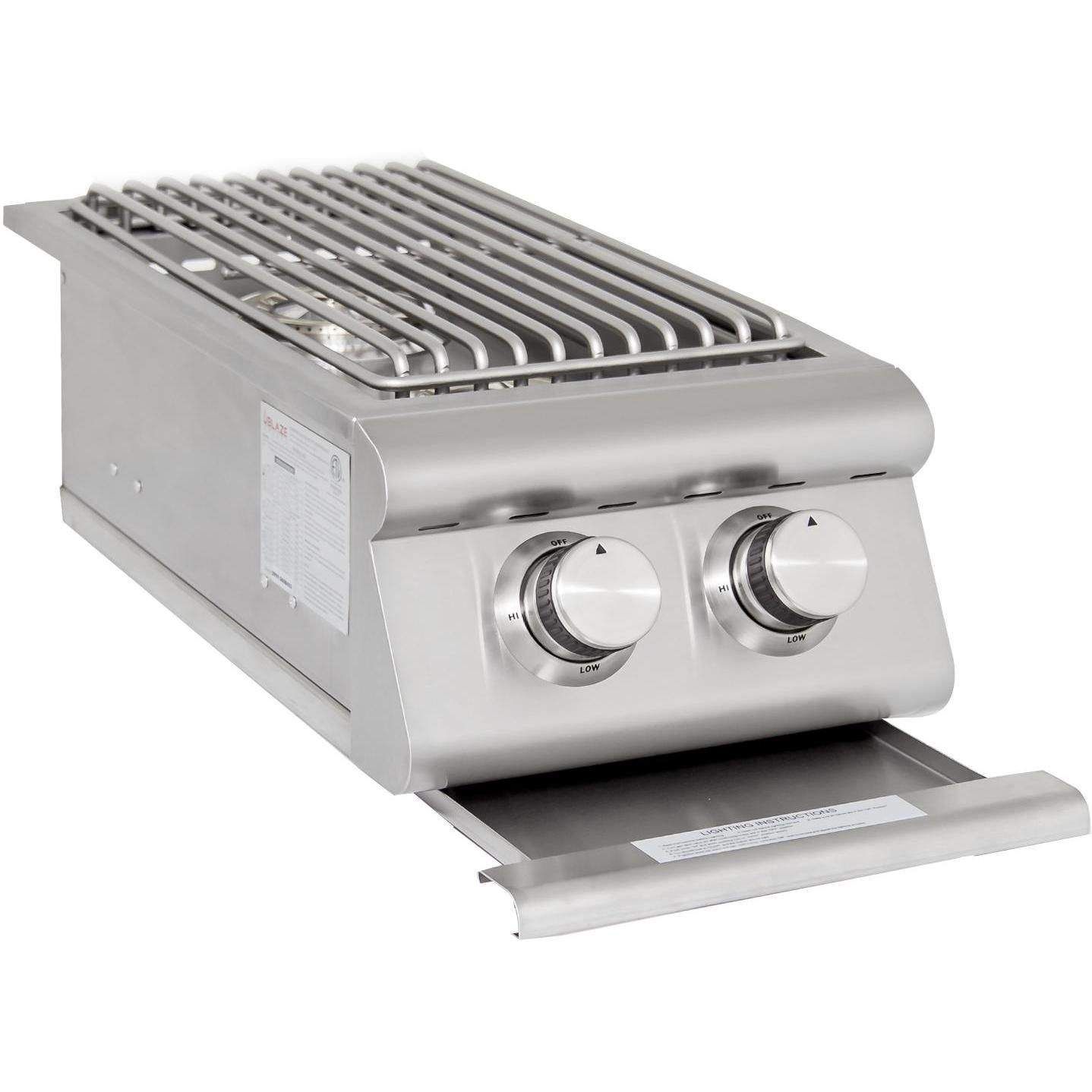 Blaze Premium LTE Built-In Stainless Steel Double Side Burner