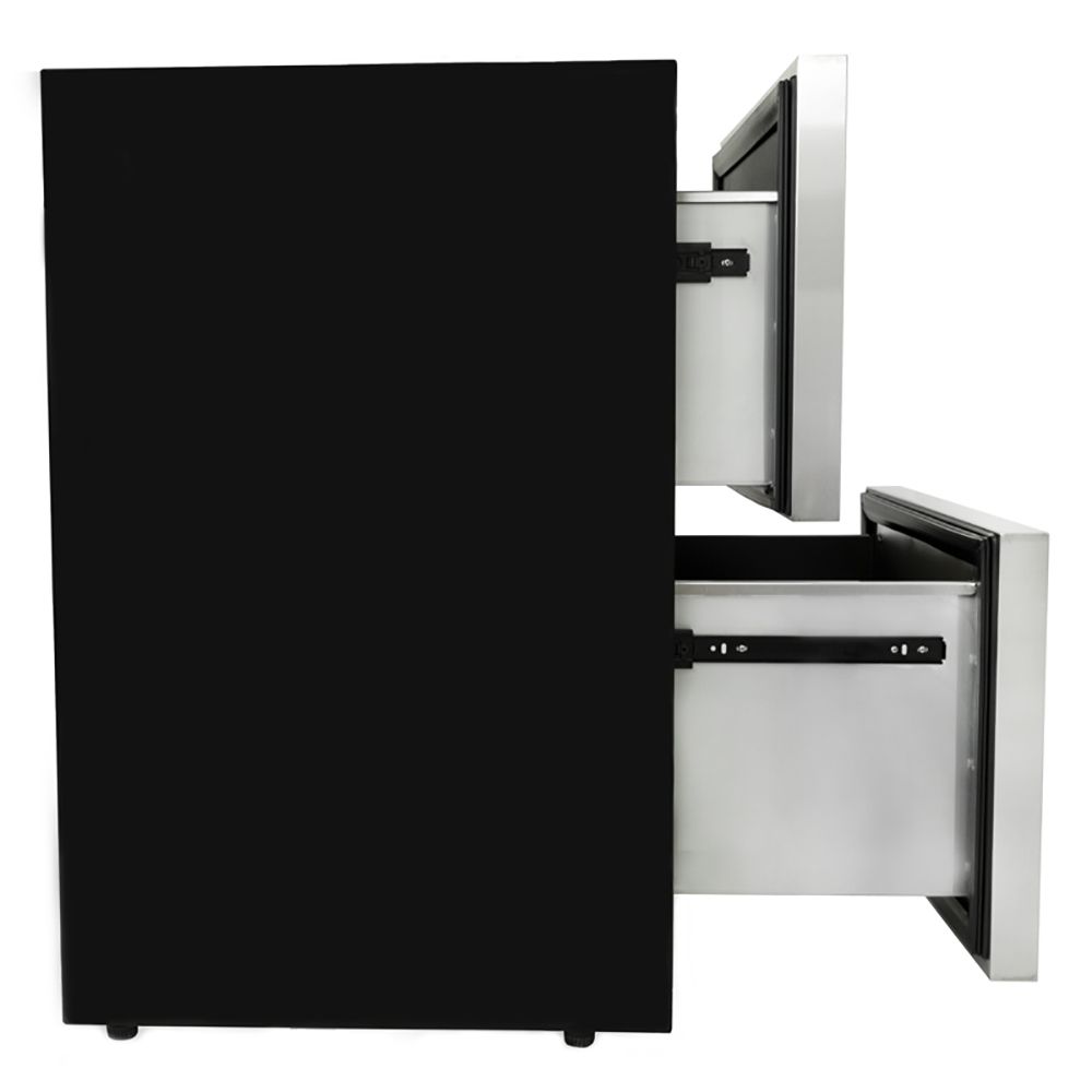 Blaze Outdoor Rated Stainless Steel Double Drawer Refrigerator, 5 Cu Ft. BLZ-SSRF-DBDR5.1