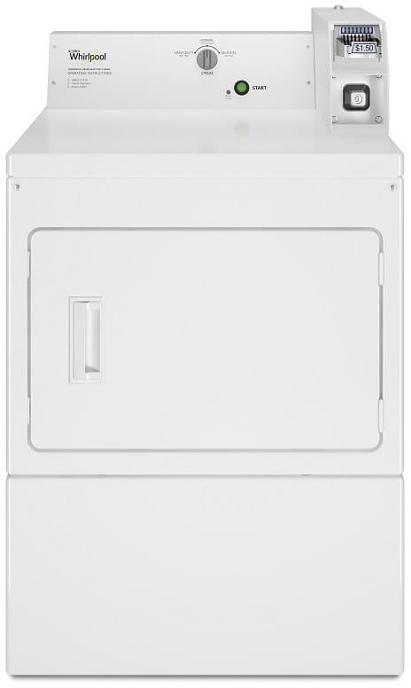 Whirlpool 7.4 Cu. Ft. 120 Volt White Commercial Gas Vented Dryer