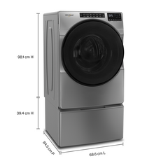 Whirlpool 5.0 Cu. Ft. Front Load Washer with Quick Wash Cycle - Chrome Shadow