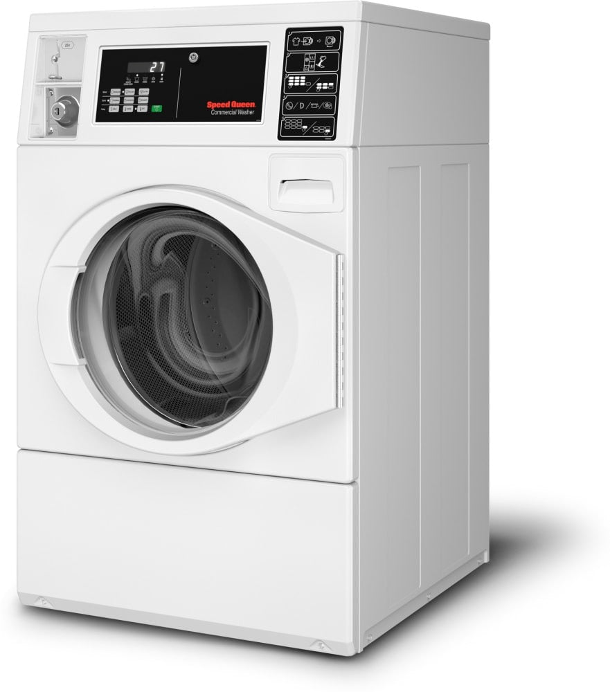 Speed Queen 27 Inch Commercial Front Load Washer with 3.42 cu. ft. Capacity FV6010WN