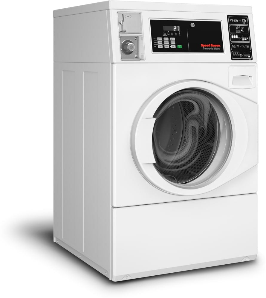 Speed Queen 27 Inch Commercial Front Load Washer with 3.42 cu. ft. Capacity FV6010WN