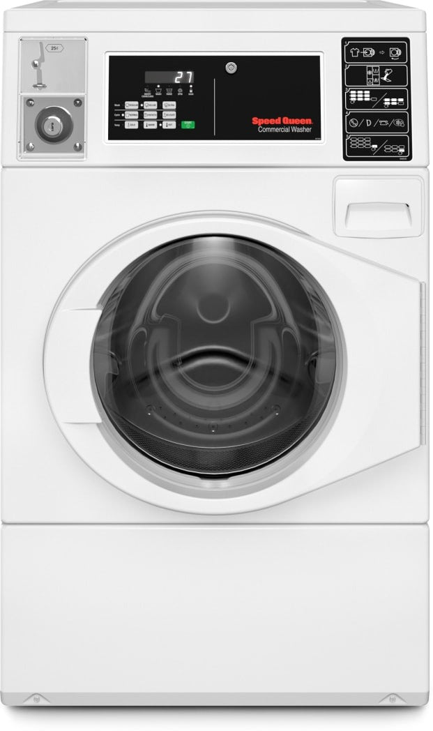 Speed Queen 27 Inch Commercial Front Load Washer with 3.42 cu. ft. Capacity FV6010WN