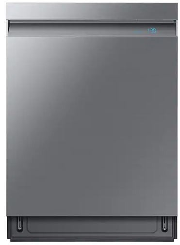 Samsung 4-Piece Kitchen Appliance Package –  4 Door Smart Refrigerator,  Slide-In Gas Smart Range,  Fully Integrated Built-In Smart Dishwasher &  Smart Over-the-Range Microwave in Stainless Steel