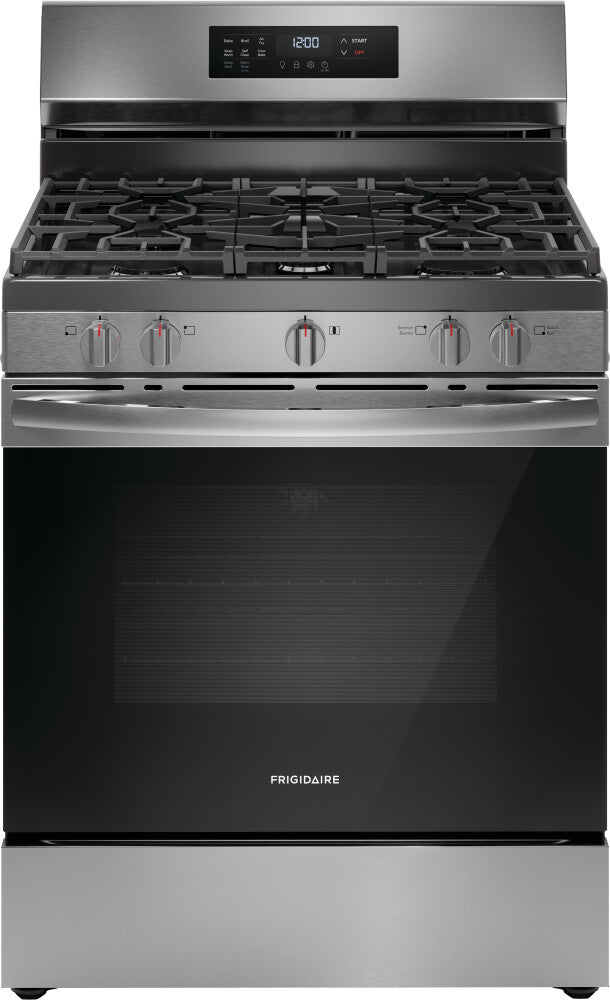 Frigidaire 6-Piece Kitchen Appliance Package – Counter-Depth French Door Refrigerator, Freestanding Gas Range,  Fully Integrated Built-In Dishwasher, Over-The-Range Microwave, Beverage Center &  Wine Cooler in Stainless Steel