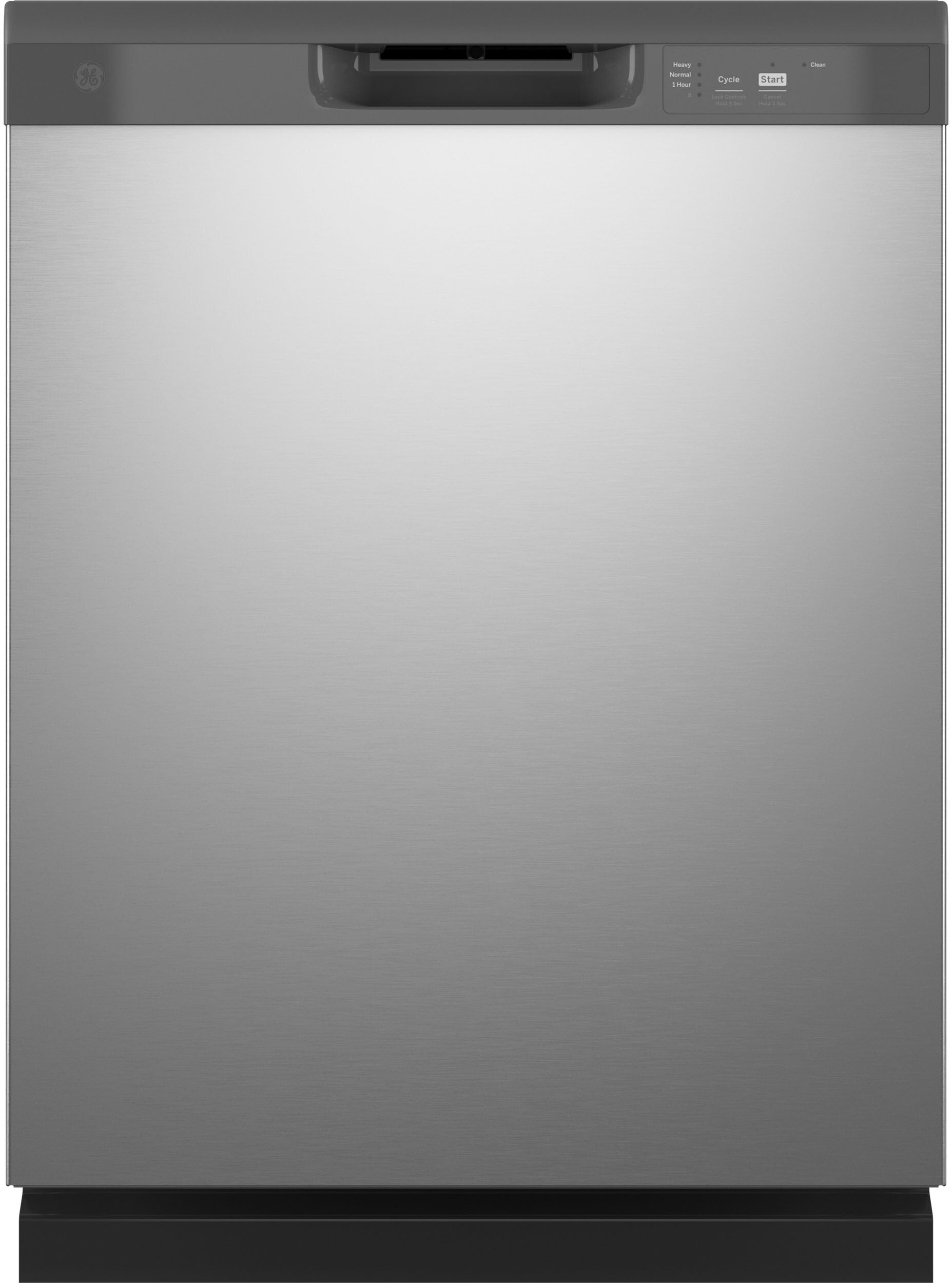 4 Piece Kitchen Appliances Package with French Door Refrigerator, Electric Range, Dishwasher and Over the Range Microwave in Stainless Steel