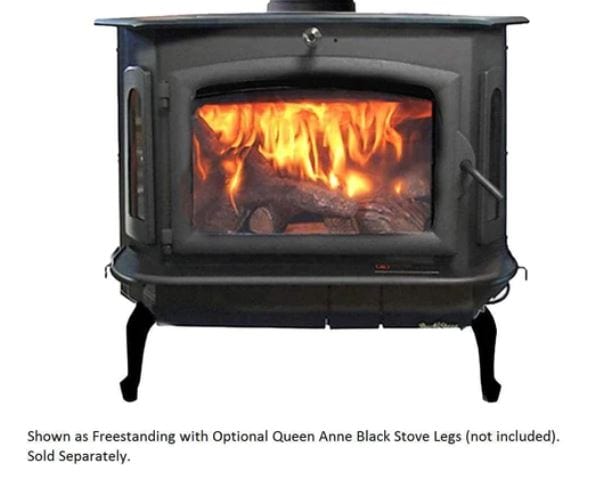 Buck Stove 34" Model 91 Catalytic Wood Burning Stove with Door, Ash Pan and Blower