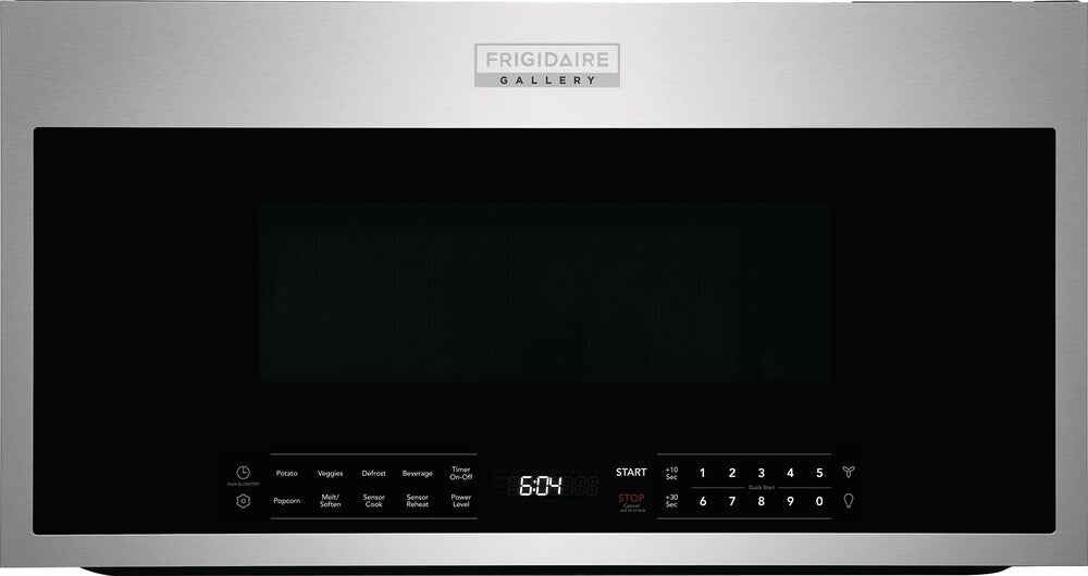 Frigidaire Gallery 4-Piece Kitchen Appliance Package – French Door Refrigerator, Freestanding Gas Range, Fully Integrated Dishwasher & Over-the-Range Microwave in Stainless Steel