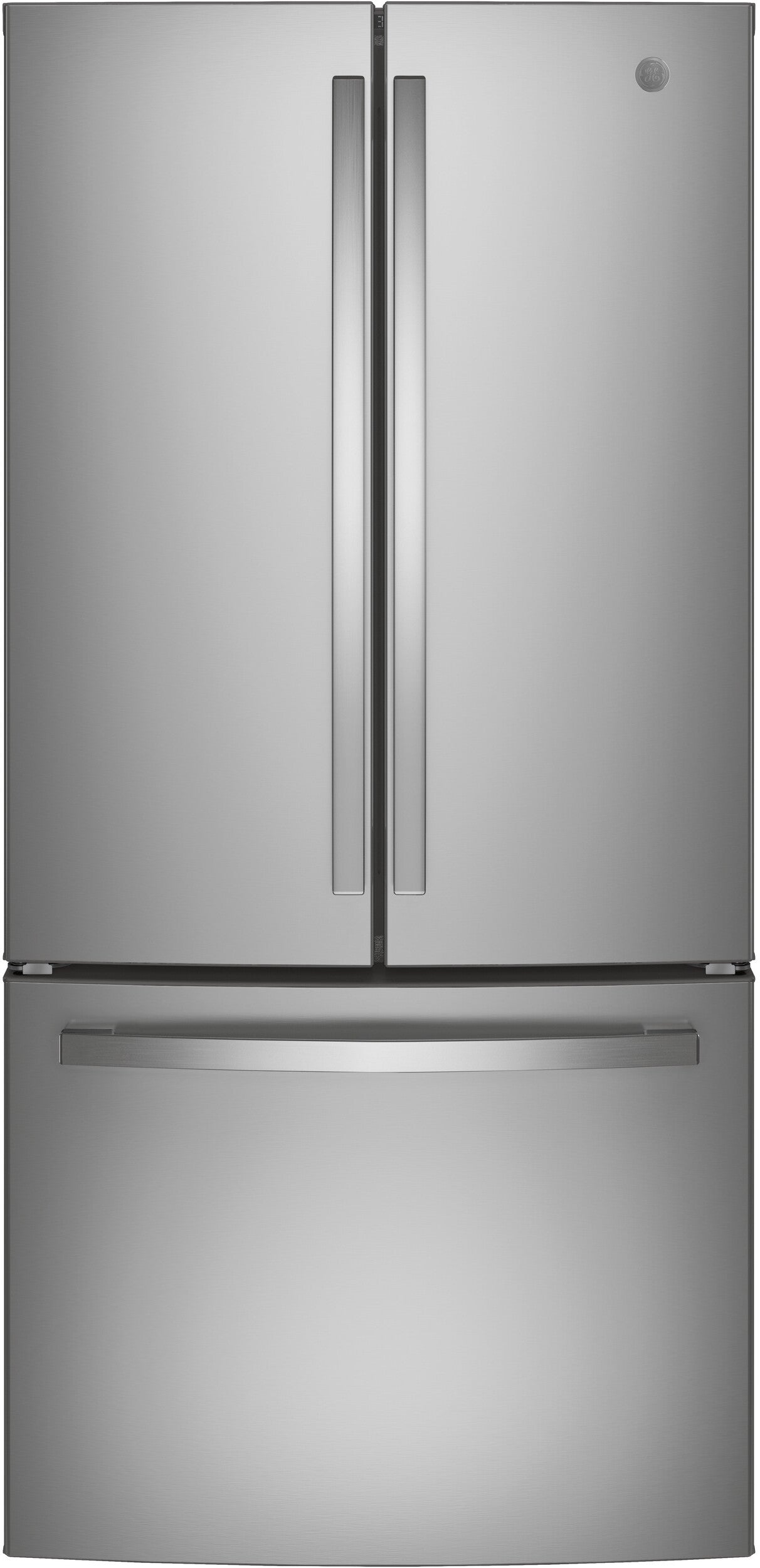 4 Piece Kitchen Appliances Package with French Door Refrigerator, Electric Range, Dishwasher and Over the Range Microwave in Stainless Steel