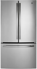 4 Piece Kitchen Appliances Package with French Door Refrigerator, Electric Range, Dishwasher and Over the Range Microwave in Stainless Steel