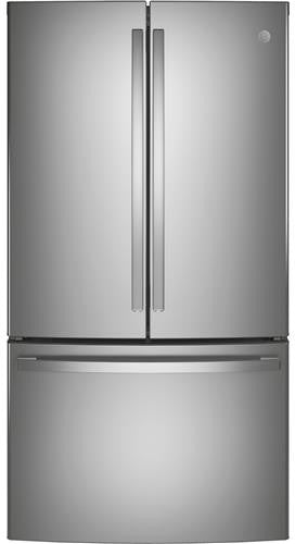 4 Piece Kitchen Appliances Package with French Door Refrigerator, Gas Range, Dishwasher and Over the Range Microwave in Stainless Steel