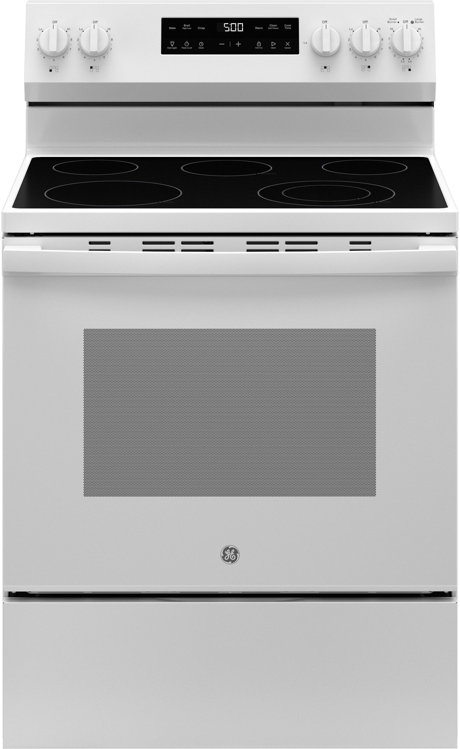 4 Piece Kitchen Appliances Package with Top Freezer Refrigerator, Electric Range, Dishwasher and Over the Range Microwave in White