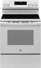 4 Piece Kitchen Appliances Package with Top Freezer Refrigerator, Electric Range, Dishwasher and Over the Range Microwave in White