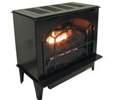 Buck Stove 26.5" Townsend II Steel Freestanding Vent-Free Gas Stove with Log Set