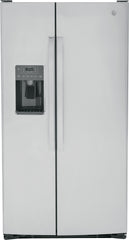 4 Piece Kitchen Appliances Package with Side-by-Side Refrigerator, Electric Range, Dishwasher and Over the Range Microwave in Stainless Steel