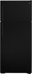 4 Piece Kitchen Appliances Package with Top Freezer Refrigerator, Electric Range, Dishwasher and Over the Range Microwave in Black